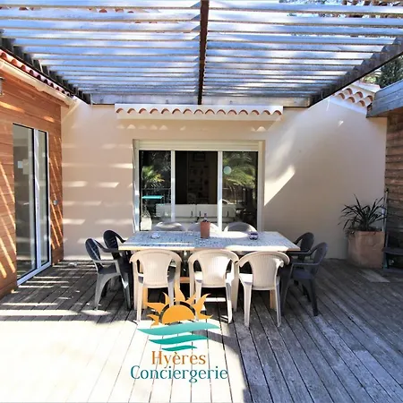 فيلة Villa La Petite Ourse-200M Plage-Clim/Wifi/Parking Hyères
