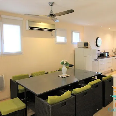 فيلة Villa La Petite Ourse-200M Plage-Clim/Wifi/Parking *