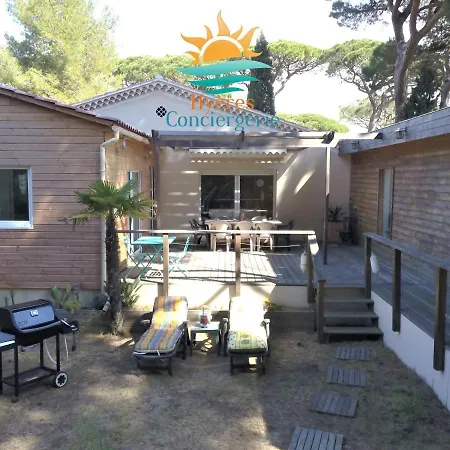 فيلة Villa La Petite Ourse-200M Plage-Clim/Wifi/Parking Hyères